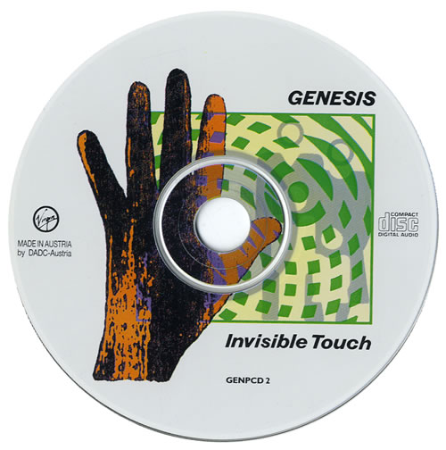 GENESIS-Invisible Touch（UK輸入盤） Genesis Invisible Touch - Picture Edition UK CD album (CDLP) (2255)